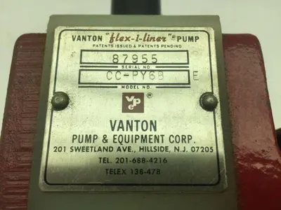 New | in-Stock VANTON _UNKNOWN_ Pumps | Arrow Industrial #620468
