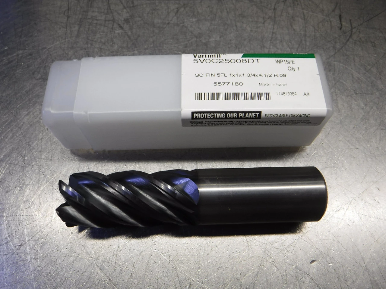 Widia/Hanita Varimill 1" 5 Flute Finishing Endmill 5V0C25008DT WP15PE (LOC1478B)
