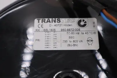 Transtec D-40721 Hilden Transformer STOCK H771A