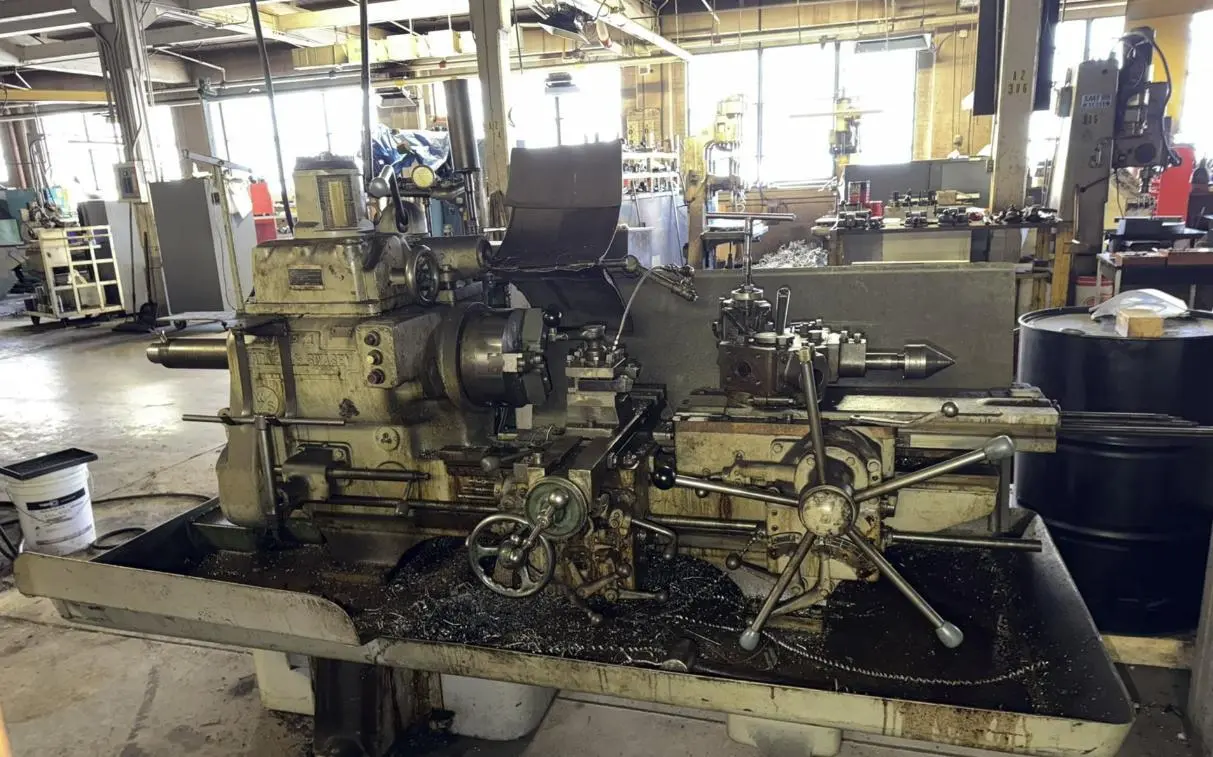 WARNER & SWASEY NO. 4 TURRET LATHE. STOCK # 0545726