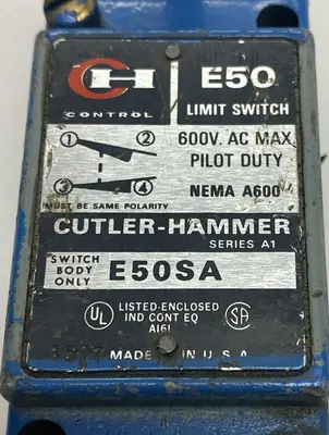 USED CUTLER-HAMMER E50SA