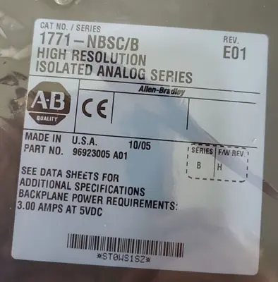 ERI Allen-Bradley 1771-NBSC/B High Resol. Loc3E17