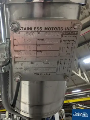 USED Nettco .5 HP Nettco Solution Mixer