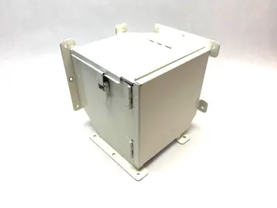 New | in-Stock Hoffman nVent 90-Degree Elbow Wireway Fitting Outside Top Opening White Electrical Fittings Michigan US | Maverick Industrial Sales #1475336