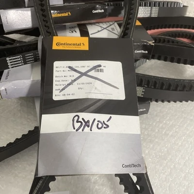 (6) Continental ContiTech Torque-Flex BX105 Cogged V Belt BX-105 Fast Shipping!