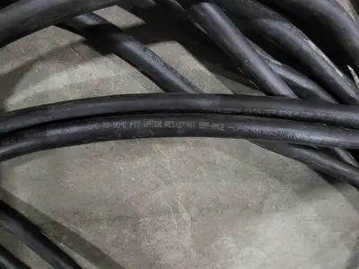 60 ft SOOW Power Extension Cord 12/3 AWG 15A 125V
