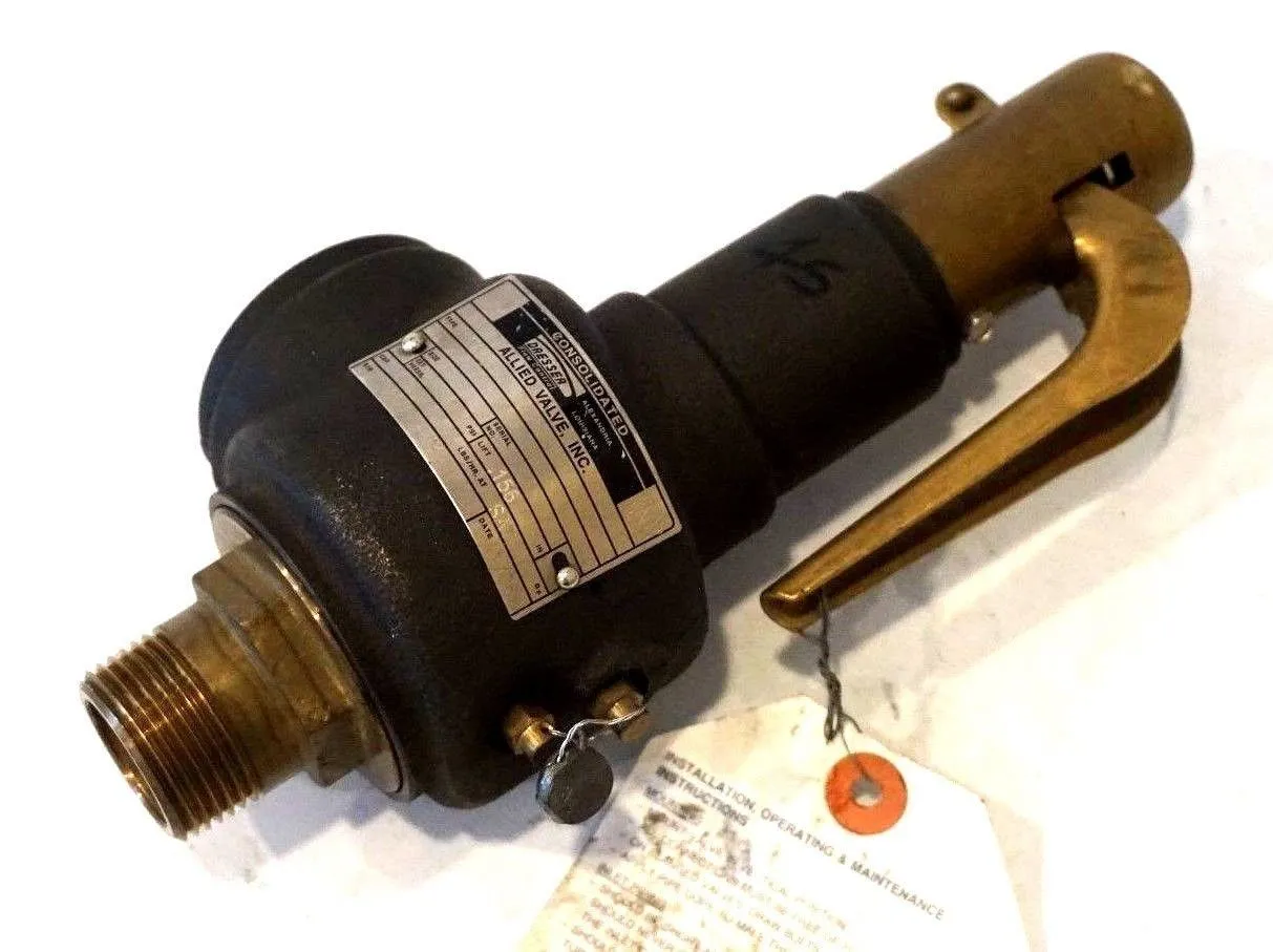 NEW DRESSER COSOLIDATED 1" 1543F SAFETY RELIEF VALVE