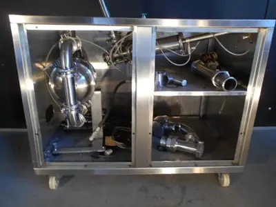 DOUBLE DIAPHRAGM PUMP AND CABINET