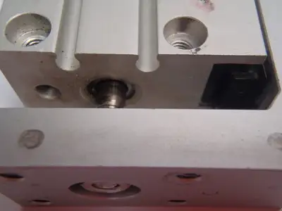 Used SMC PNEUMATIC GUIDED CYLINDER Pneumatic Cylinders | Maverick Industrial Sales #1113850