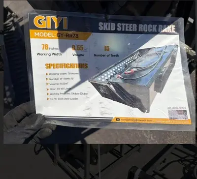 New | in-Stock SKID STEER ATTACHMENTS _UNKNOWN_ Compact Landscape Rakes Utah US | CSS Equipment Sales #1347467