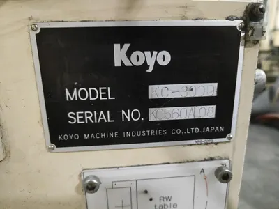Koyo KC300D Semi-Rough Outer Diameter Grinding Machine