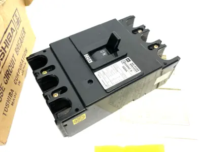 USED TOSHIBA NO-FUSE CIRCUIT BREAKER 3-POLE 225A