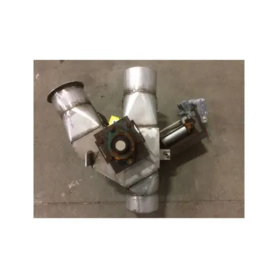 Used 6" Stainless steel Dry Bulk Reject Gravity Diverter Valve