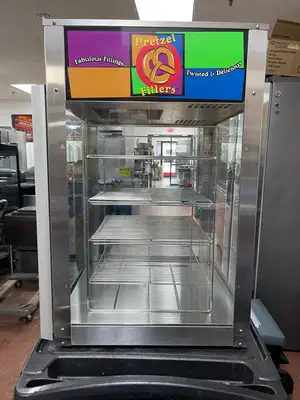 Used Wisco Used Wisco Heated Glass Display Case Lighted Warmer Merchandiser 120V 965 Watts Heated Cabinets & Displays Illinois US | Falcon Restaurant Supply #1375836