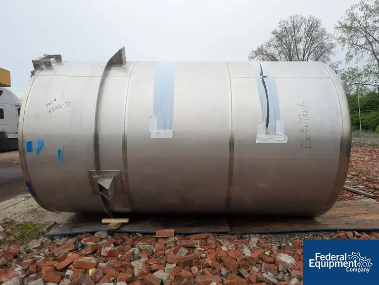 Used ICCNW 4100 Gal ICCNW Mix Tank, 304 S/S, 3 HP Stainless Steel Tanks Ohio US | Federal Equipment Company #127613