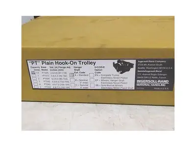 Ingersoll Rand PT005 1/2 ton Beam Trolley 2.6-4.6" Flange