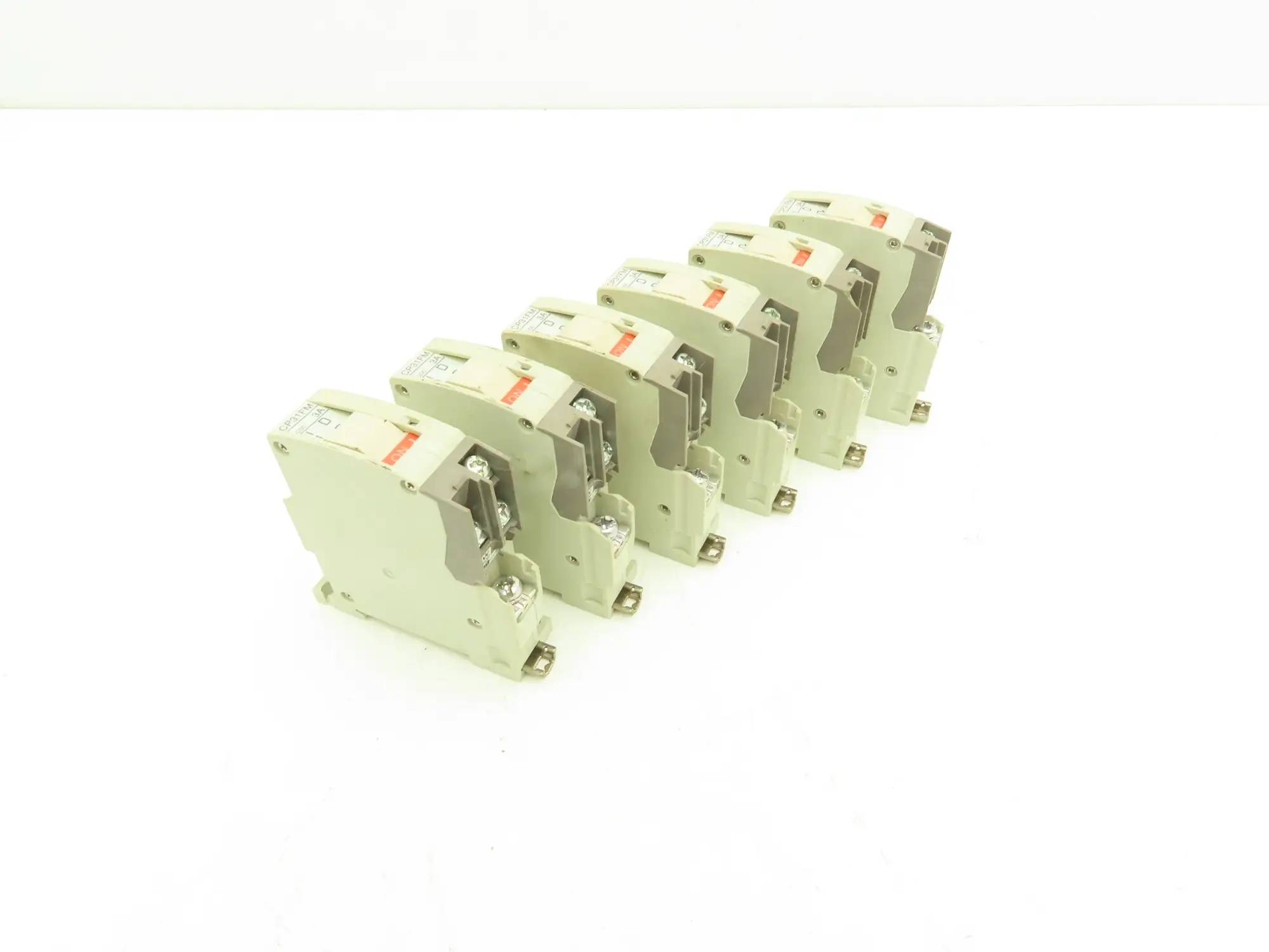 Fuji CP31FM/3W 1-Pole Circuit Protector 3A 250VAC/65VDC Lot of 6