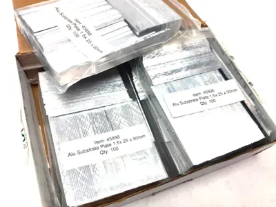 New | in-Stock HESSE ALUMINUM SUBSTRATE PLATE 1.5 X 25 X 90MM Miscellaneous MRO | Maverick Industrial Sales #1122096