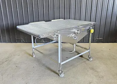 Used Belt Conveyor, 39’’ Wide X 70’’ Long, With Spray Bar Applicator