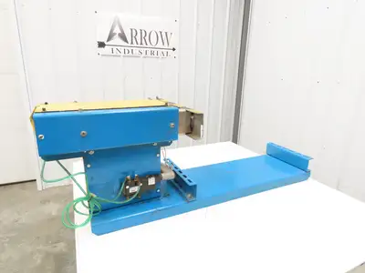 Hytrol Conveyor Pneumatic Box Pusher Sorter 8" Stroke 4x16" Kicker Plate