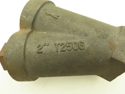 T250G Cast Iron Y Strainer Valve 2"NPT