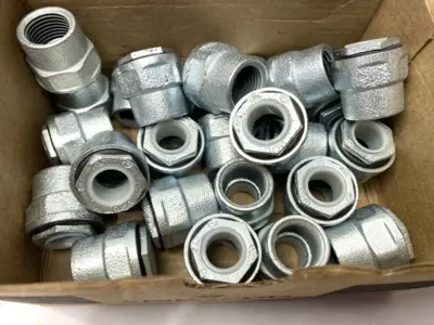 New | in-Stock EMERSON APPLETON STEEL CONDUIT HUB 1/2" LOT OF 14 Electrical Fittings | Maverick Industrial Sales #1119660