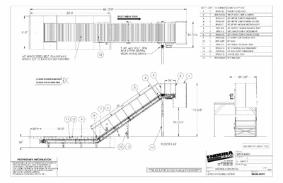 USED 2017 ENDURA 60" WIDE BY 35-38 FEET LONG