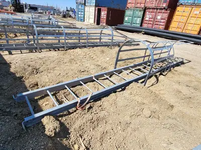 17ft. Steel Caged Ladder