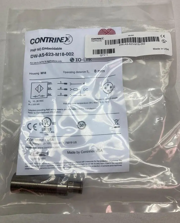 Used CONTRINEX DW-AS-623-M18-002 Misc Electrical & Power Parts Ohio US | Surplus Asset Holdings #1245808