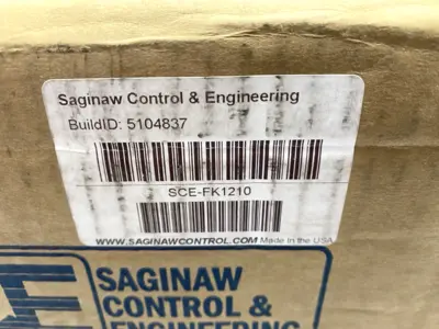 New | in-Stock Saginaw Control & Engineering Enclosure Foot/Stand Kit 10" Steel Enclosures Michigan US | Maverick Industrial Sales #1391756