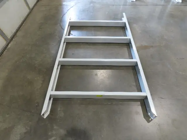 Hytrol HPS 43"W Conveyor Leg 78" Top Section Extension No Brackets WHITE