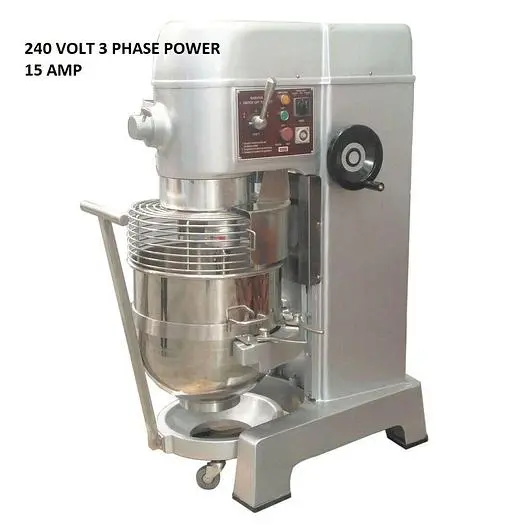 60 QT PLANETARY FLOOR MIXER Bakery Dough Food Prep  3 3/4 HP
