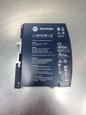 Allen-Bradley 1606-XLE120E Ser B Power Supply, 3PH 24V 5A 120W. 4C-14