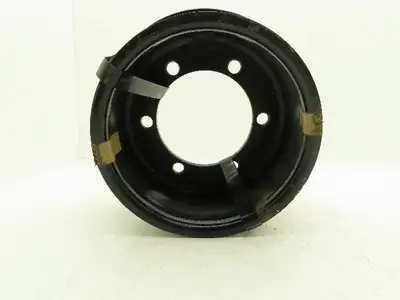10x5.00F Forklift Wheel Rim 6-Lug 11/16" Bolt Hole 11-3/4' OD Black