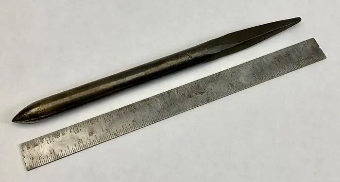 Metal Spinning Tool Round Pointed Tip End  12" x 3/4" (101909)