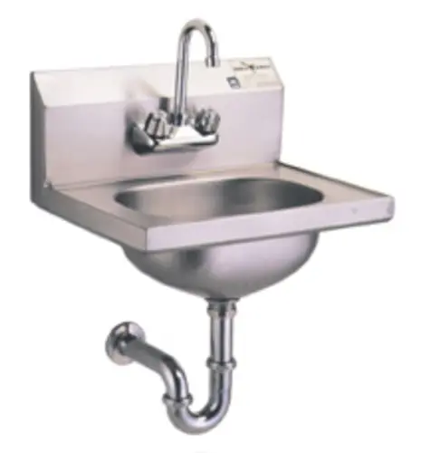 Eagle Group HSA-10-FA Wall Mount Commercial Hand Sink w/ 13 1/2"L x 9 3/4"W x 6 3/4"D Bowl, Gooseneck Faucet
