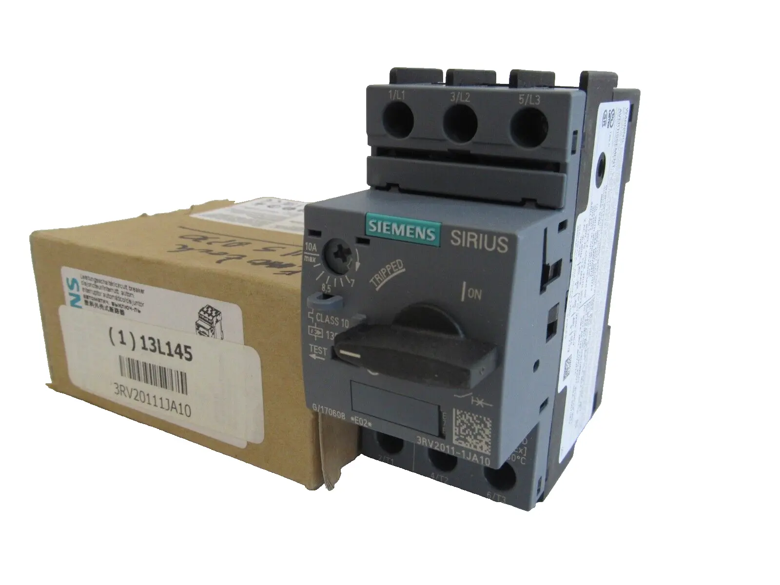 NEW SIEMENS 3RV2011-1JA10 CIRCUIT BREAKER 3RV20111JA10