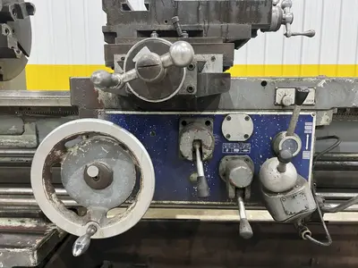 27" x 84" HERCULES AJAX MODEL #HR2000 #25 HEAVY DUTY GAP BED ENGINE LATHE, 4" HOLE: STOCK #19837