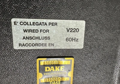 DAKE 974028-2 COLD SAW - FERROUS