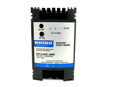 NEW RHINO AUTOMATION DIRECT PSP12-060C SWITCHING POWER SUPPLY PSP12060C