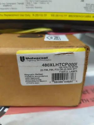 New | in-Stock UNIVERSAL 480XLHTCP Lighting Ohio US | Surplus Asset Holdings #1239284