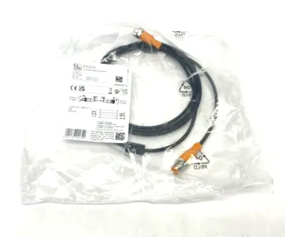 New | in-Stock ifm Connection Cable M12 M to F 2m Length VDOGH040MSS0002H04STGH040MS Cable & Wire Michigan US | Maverick Industrial Sales #1391364