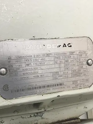 USED RELIANCE ELECTRIC P40G0468A