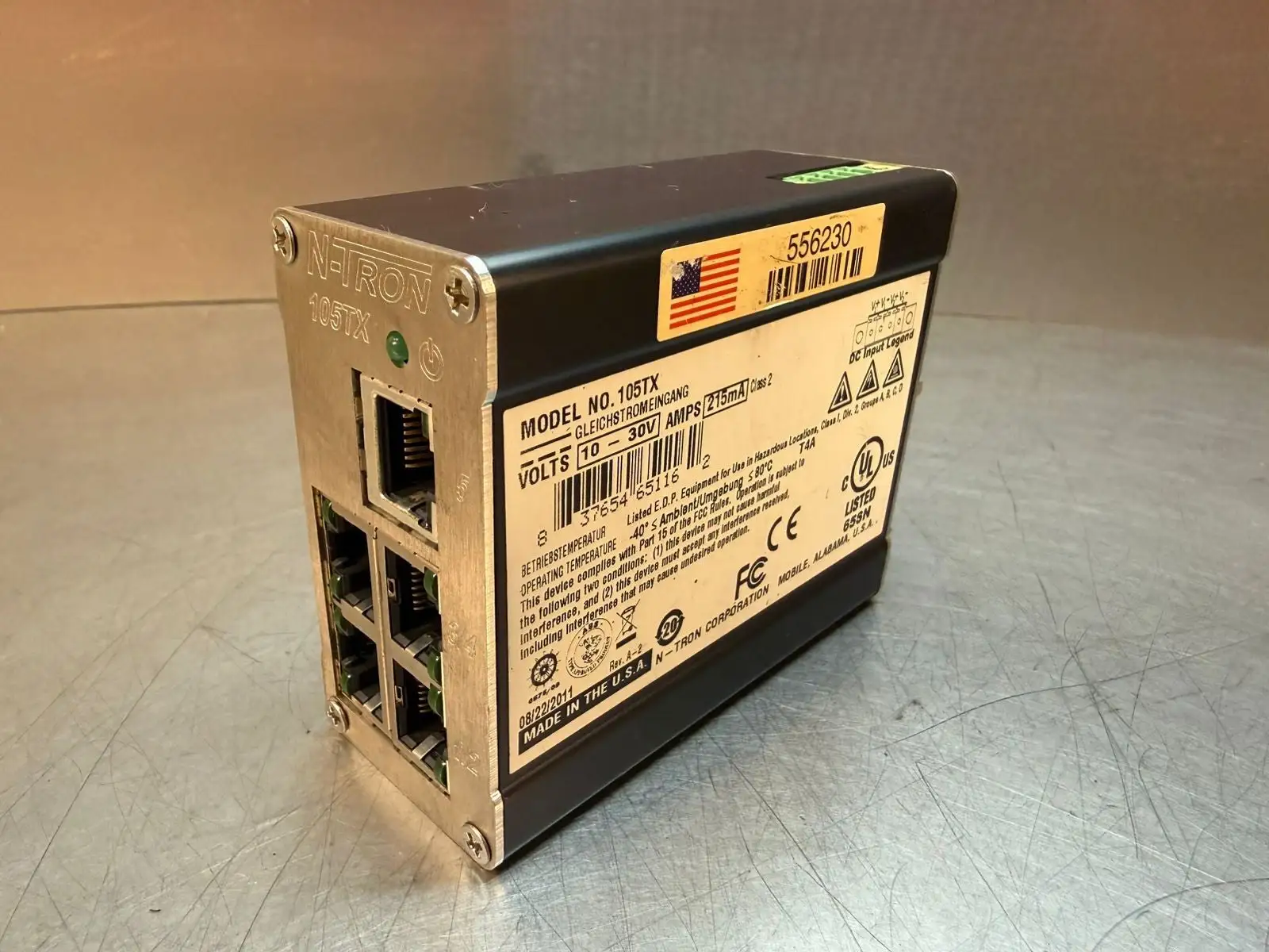 N-Tron 105TX Ethernet Switch 10-30V 215 Amp Class 2 (3.1.3)