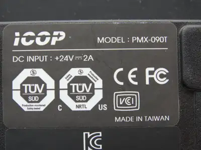 ICOP 825-0428-1R Cognex 9" Resistive Touch Panel 1024x600 LCD Screen PMX-090T