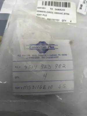 New | in-Stock AMPHENOL MS3116E10-6S Miscellaneous Equipment (Electrical & Power) | Surplus Asset Holdings #1196855