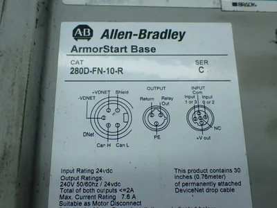 USED ALLENBRADLEY 280DFN10R