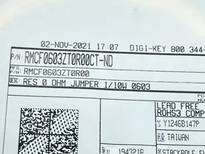 New | in-Stock Stackpole Electronics RMCF0603ZT0R00 Resistors Michigan US | Maverick Industrial Sales #1397177