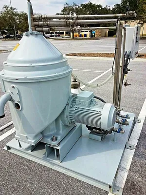 Alfa-Laval WHPX 410 TGD-29-60 biodiesel purifier skid, SS.