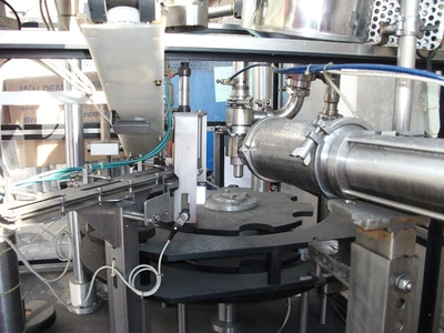 1.5L S/S Microbloc Filler/56 mm Dia Capper /120 mm Vertical Labeller